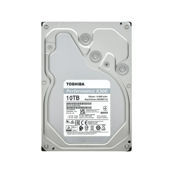Disco Duro HDD Toshiba X300 10TB 7200 RPM Cache 512MB SATA III 6Gb/s 3.5" - Image 2