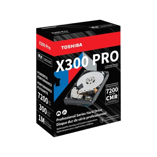 Disco Duro HDD Toshiba X300 PRO 22TB 7200 RPM Cache 512MB SATA III 6Gb/s 3.5" - Image 3