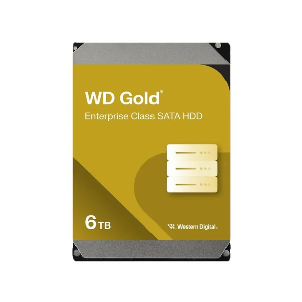 Disco Duro HDD WD Gold 6TB 7200 RPM Cache 256MB SATA III 6Gbs 3.5