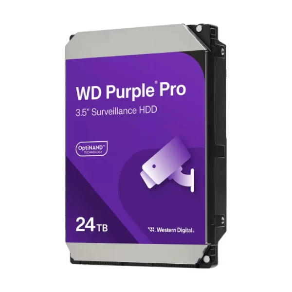 Disco Duro HDD WD Purple Pro 24TB 7200 RPM SATA III 6Gb/s 512MB caché Internal CMR Surveillance 3.5" - Image 2