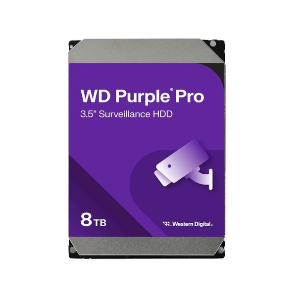 Disco Duro HDD WD Purple Pro 8TB 7200 RPM 256MB SATA III 6Gb/s