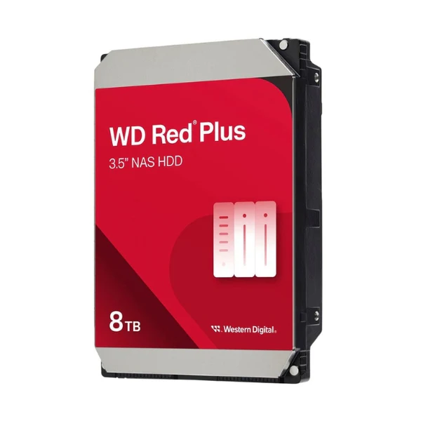 Disco Duro HDD WD Red Plus 8TB 5640 RPM SATA III 6Gb/s 256MB caché Internal NAS CMR 3.5" - Image 3