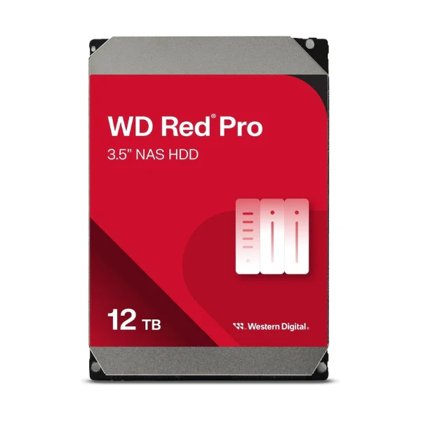 Disco Duro HDD WD Red Pro 12TB 7200 RPM Cache 512MB SATA III 6Gb/s 3.5"