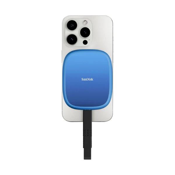 Disco Duro SSD Sandisk Creator Phone 2TB USB 3.2 Gen 2 Type-C Externo - Blue - Image 4