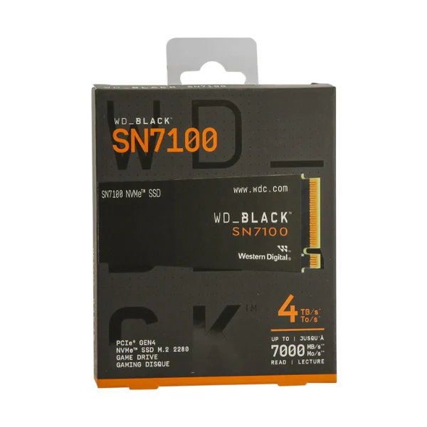 Disco Duro SSD WD Black SN7100 4TB 3D TLC NAND PCIe Gen 4 x4 NVMe M.2 - Image 3
