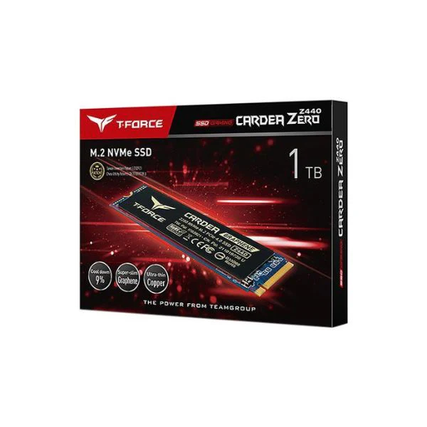 Disco Solido TEAMGROUP T-Force CARDEA Zero Z440 1TB DRAM SLC Cache 3D TLC NAND, NVMe PCIe Gen4 M,2 2280 SSD 5,000 MB/s - Image 3
