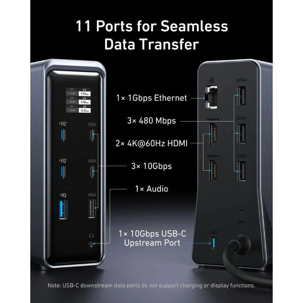 Docking Station Anker Prime 14 en 1 Dual Display 160W - Image 4