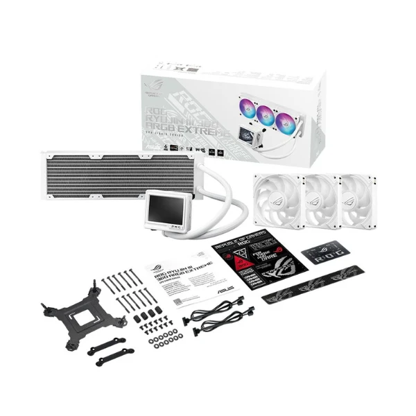 Enfriador Líquido ASUS ROG Ryujin III 360 ARGB Extreme 360mm All in One – Blanco - Image 7