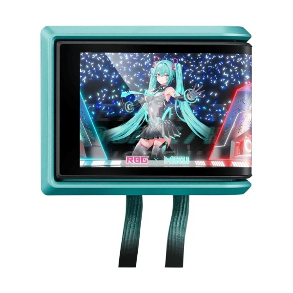 Enfriador Líquido ASUS ROG Ryuo IV 360 ARGB Hatsune Miku Edition 360mm All in One – Negro - Image 5