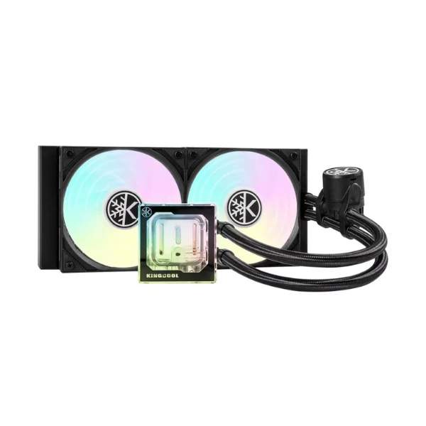 Enfriador Líquido KingCool Pure Flow ARGB 240mm All in One – Negro