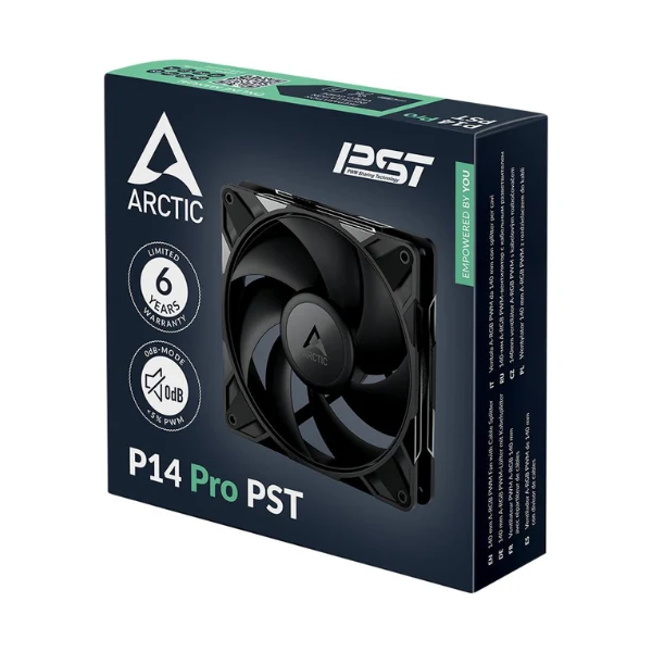 Fan Cooler Arctic Cooling P14 Pro PST Fluid Dynamic Bearing 140mm - Negro - Image 3