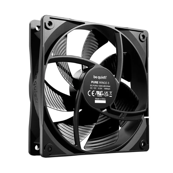 Fan Cooler be quiet PURE WINGS 3 Rifle Bearing 120mm - Negro - Image 3