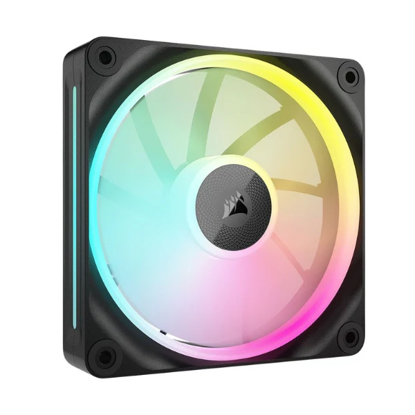 Fan Cooler Corsair iCUE LINK LX120 RGB Magnetic Dome Bearing 120mm - Negro - RGB - 3 Pack