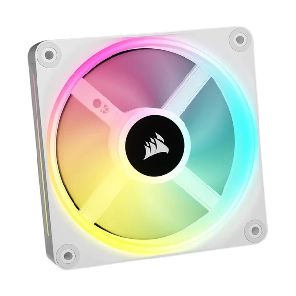 Fan Cooler Corsair iCUE LINK QX120 Magnetic Dome Bearing 120mm PWM - Blanco - RGB - 3 Pack - Image 3