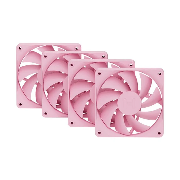 Fan Cooler HYTE Flow FA12 Fluid Dynamic Bearing 120mm - Rosa - 4 Pack