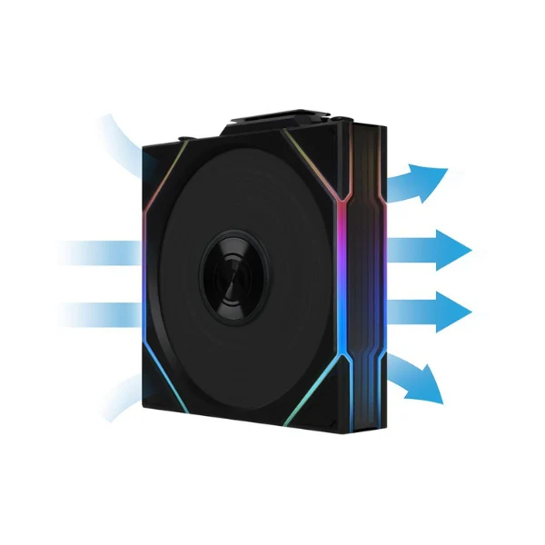 Fan Cooler Lian Li UNI FAN TL 120 V2 Wireless Fluid Dynamic Bearing 120mm - Negro - RGB - Image 5