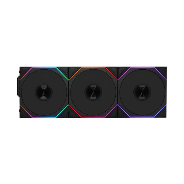 Fan Cooler Lian Li UNI FAN TL120 V2 Reverse Blade Wireless Fluid Dynamic Bearing 120mm - Negro - RGB - 3 Pack