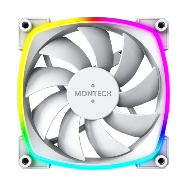 Fan Cooler Montech AX120 Hydro Dynamic Bearing 120mm - Blanco - ARGB - Image 2