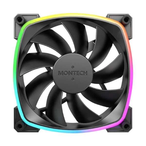 Fan Cooler Montech AX120 PRO Rifle Bearing 120mm - Negro - RGB - Image 2
