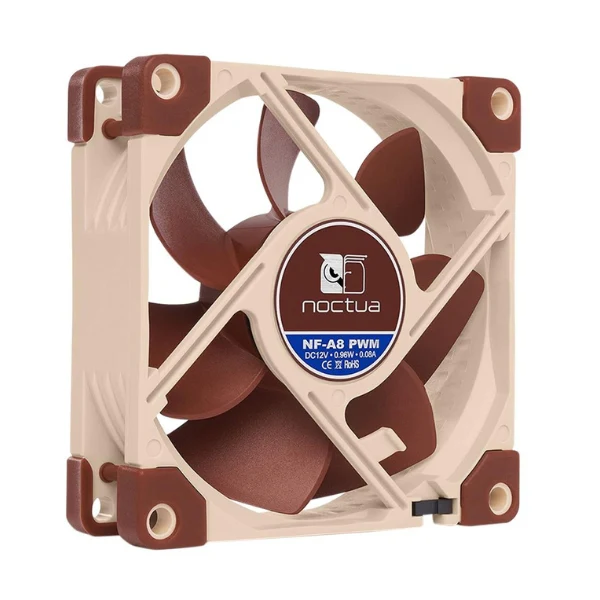 Fan Cooler Noctua NF-A8 PWM SSO2 Bearing 80mm - Marrón - Image 3