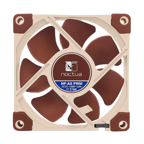 Fan Cooler Noctua NF-A8 PWM SSO2 Bearing 80mm - Marrón - Image 4