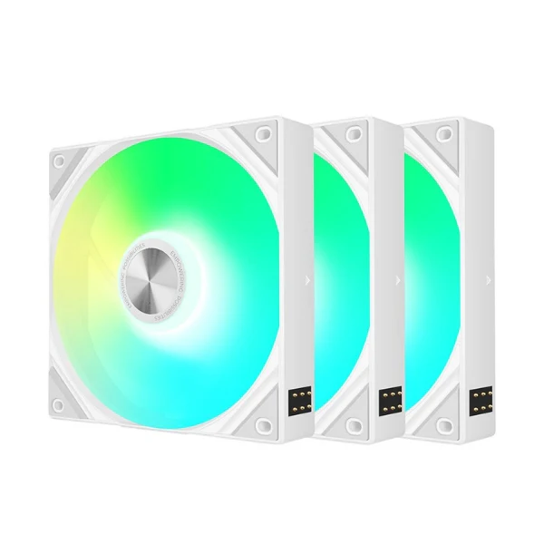 Fan Cooler TRYX ROTA SL ARGB120 Fluid Dynamic Bearing 120mm - Blanco - RGB - 3 Pack - Image 2