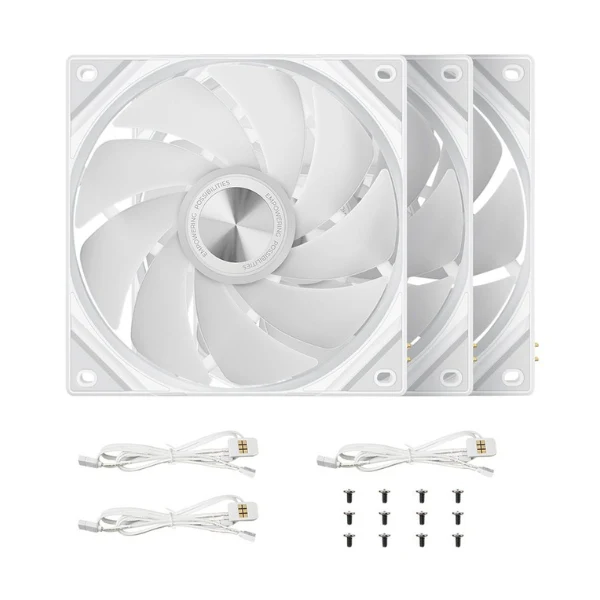 Fan Cooler TRYX ROTA SL ARGB120 Fluid Dynamic Bearing 120mm - Blanco - RGB - 3 Pack - Image 3