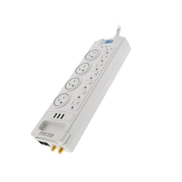 FORZA PROTECTOR DE TENSIÓN 1800J/ 1750W, 11 SLDS, 3 PUERTOS USB, 2 RJ45 & COAX-120V/240V - Image 3