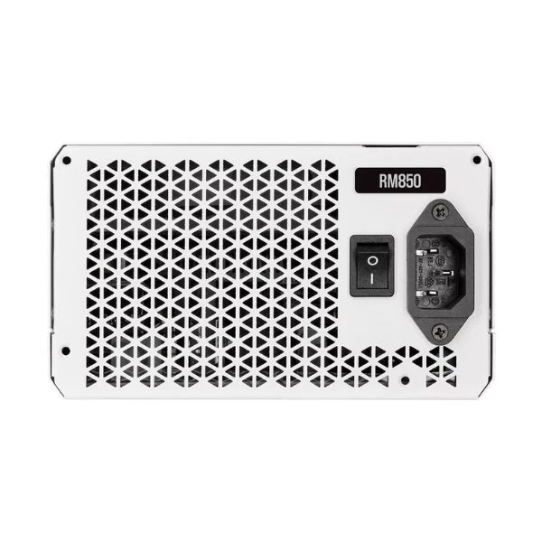 Fuente de poder CORSAIR RM Series (2021), White, RM850, 850 Watt, 80 Plus Gold Certified, Fully Modular Power Supply - Image 5