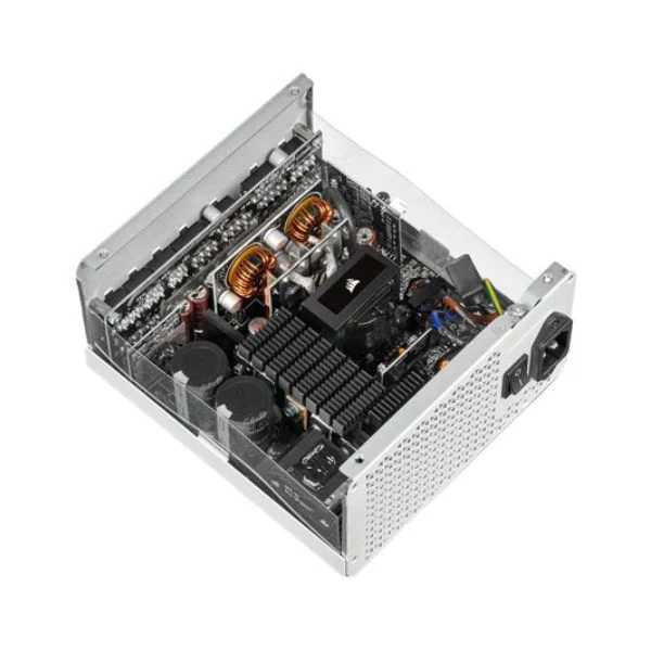 Fuente de poder CORSAIR RM Series (2021), White, RM850, 850 Watt, 80 Plus Gold Certified, Fully Modular Power Supply - Image 6