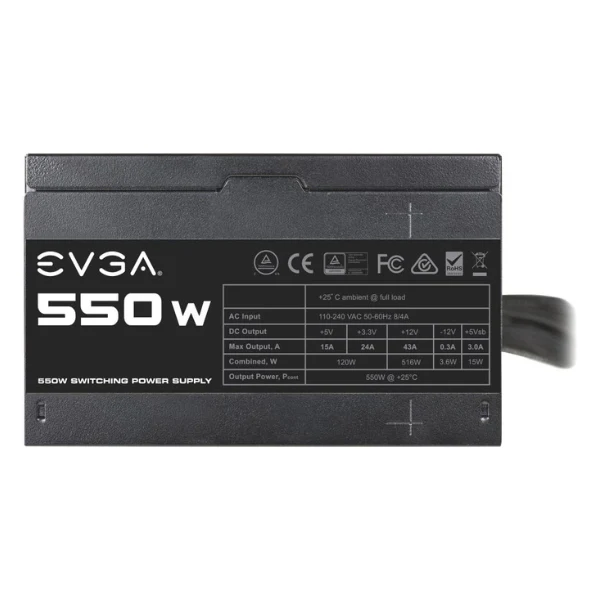 Fuente de Poder EVGA 100-N1-0650-L1, 650 N1 550W - Image 3