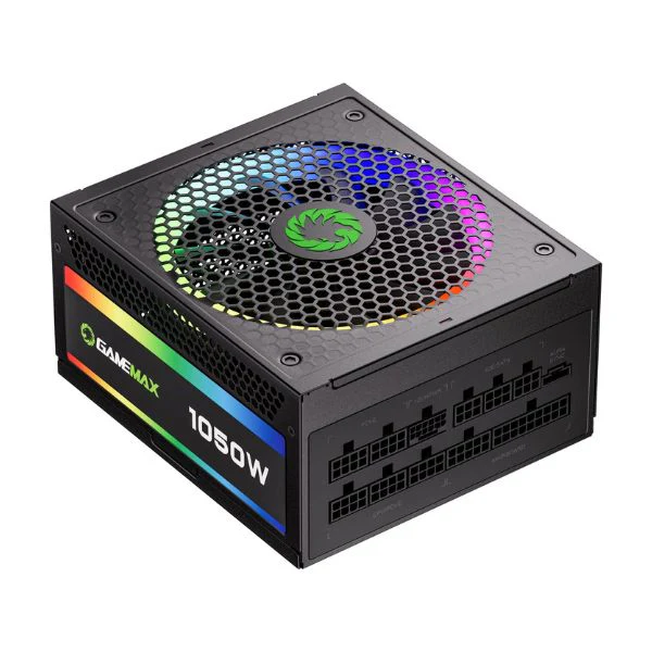 Fuente de Poder GAMEMAX RGB 1050W PRO ATX 3.0 PCIe5.0/ APFC / 80 Plus GOLD/ 12V/ 100-240V/ MODULAR - Image 2