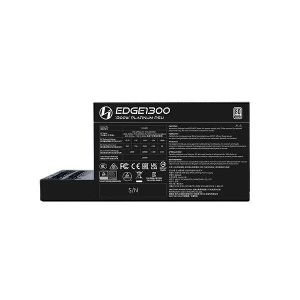 Fuente de Poder Lian Li Edge - 1300W - 80 PLUS Platinum - Modular - ATX - Image 6