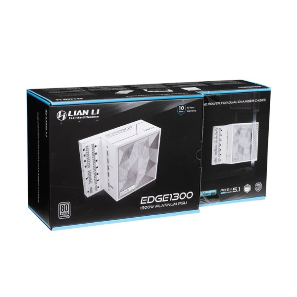 Fuente de Poder Lian Li Edge - 1300W - 80 PLUS Platinum - Modular - ATX - White - Image 4