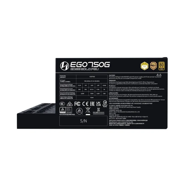 Fuente de Poder Lian Li EDGE GOLD 750W - 80 PLUS Gold - Modular - ATX - Image 4