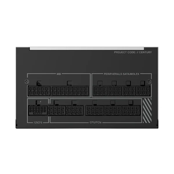 Fuente de Poder Montech CENTURY II - 1050W - 80 PLUS Gold - Modular - ATX - White - Image 5
