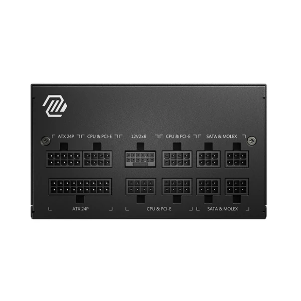 FUENTE DE PODER MSI 850W MAG A850GL PCIE NEGRA ATX 80+ GOLD 12V/ 100-240V/ PFC/ MODULAR - Image 4