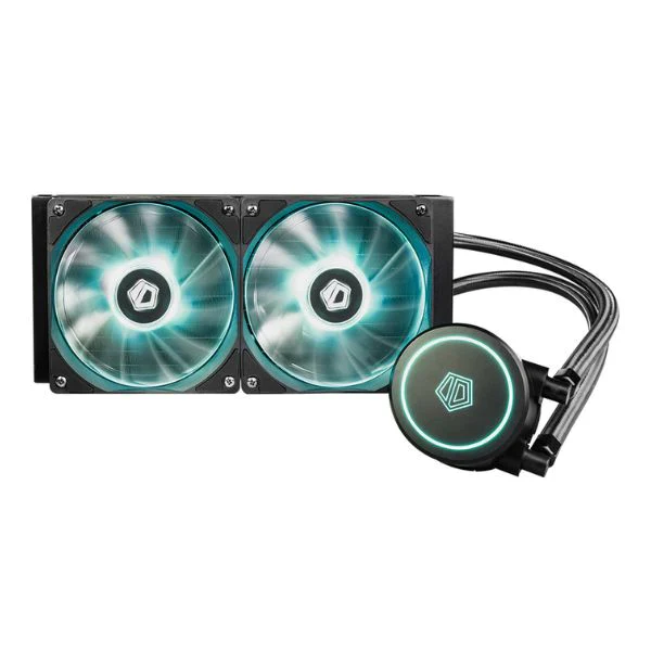ID-COOLING AURAFLOW RGB CPU Liquid Cooler 240mm Cooler MB 12V 4PIN Connector 2X120mm RGB Fan Intel 1700/115X/1200/206 - Image 2