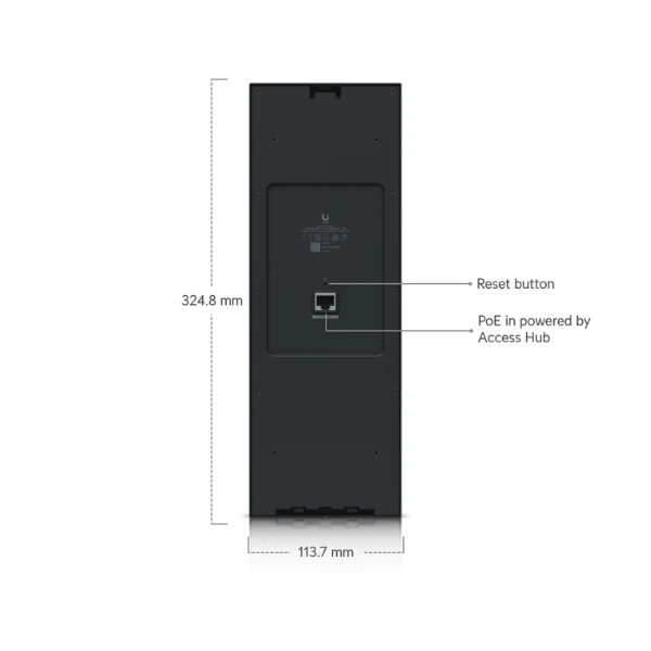 Intercomunicador Ubiquiti Intercom con Pantalla 7" Cámara NFC PIN PoE - IP65 - Image 5
