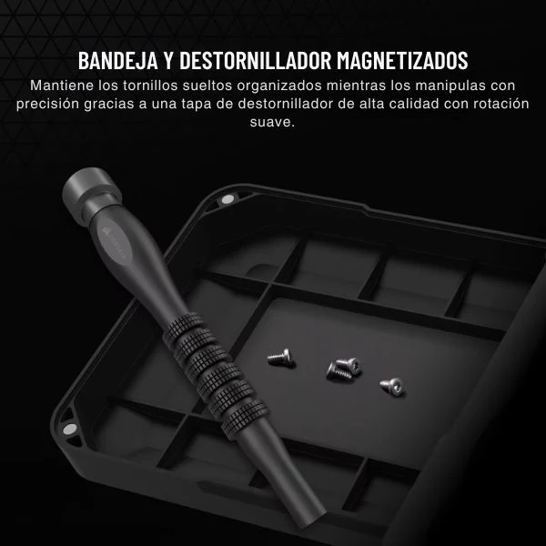 Kit de Herramientas de Precisión Corsair para Montaje de PC - 65 Puntas - Magnético CC-9310003-WW-DS - Image 3