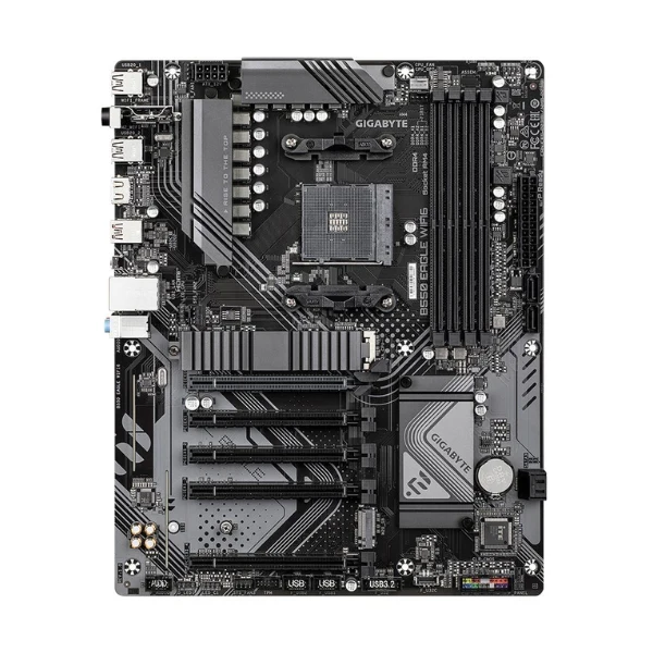 Kit para PC: Procesador AMD Ryzen 5 5500 6 Núcleos 3.6GHz 16MB Cache + Tarjeta Madre GIGABYTE B550 Eagle WiFi6 Socket AMD AM4 DDR4 ATX + Memoria RAM G.Skill Ripjaws V 16 GB DDR4-3200 Black - Image 3