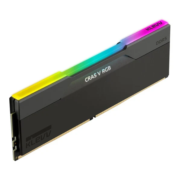 Memoria RAM KLEVV CRAS V RGB 32GB (2 x 16GB) DDR5-6000 PC5-48000 CL30 Dual Channel Desktop Memory Kit 5AGU880-60A300G - Obsidian Black - Image 2