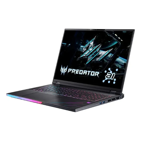 Laptop Acer Predator Helios 18 AI Intel Core Ultra 9 (2.1GHz) 64GB RAM 2TB SSD 18" NVIDIA GeForce RTX 5090 Win 11 Home - Abyssal Black - Image 4