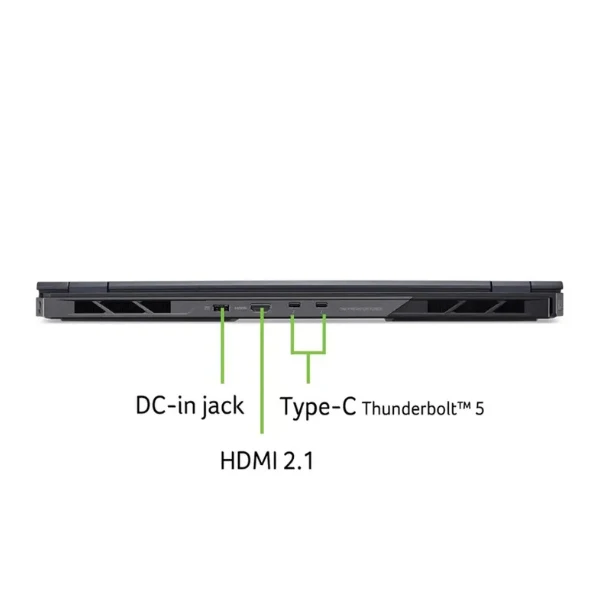 Laptop Acer Predator Helios 18 AI Intel Core Ultra 9 (2.1GHz) 64GB RAM 2TB SSD 18" NVIDIA GeForce RTX 5090 Win 11 Home - Abyssal Black - Image 6