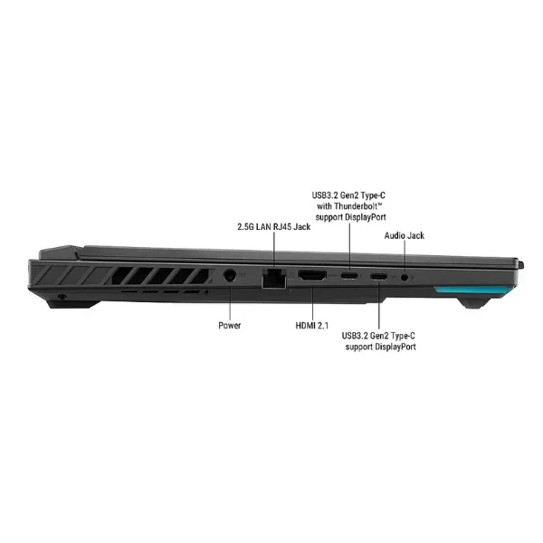 Laptop ASUS ROG Strix G16 Intel Core i9-13980HX 16GB RAM 1TB SSD 16" Nebula FHD G614JV-AS94 NVIDIA GeForce RTX 4060 - Image 8