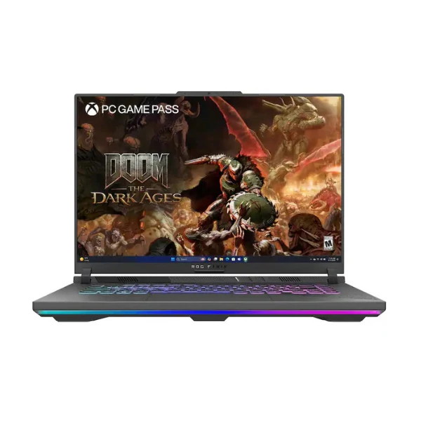 Laptop ASUS ROG Strix G16 Gaming AMD Ryzen 9 8940HX (2.4GHz) 64 GB RAM 4 TB SSD 16" NVIDIA GeForce RTX 5070 Ti Win 11 Pro - Gray