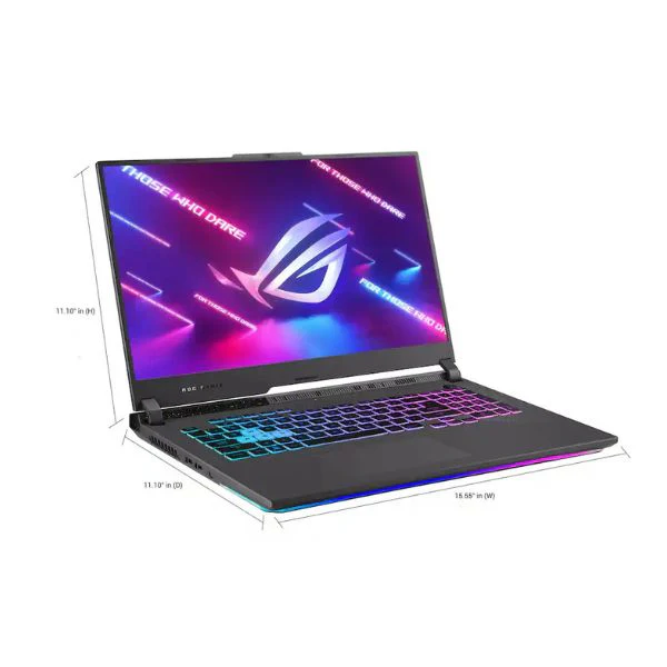 Laptop ASUS ROG Strix G17 AMD Ryzen 9 7845HX (2.5GHz) 64GB RAM 2TB SSD 17.3" NVIDIA GeForce RTX 4060 Win 11 Pro - Gray - Image 3