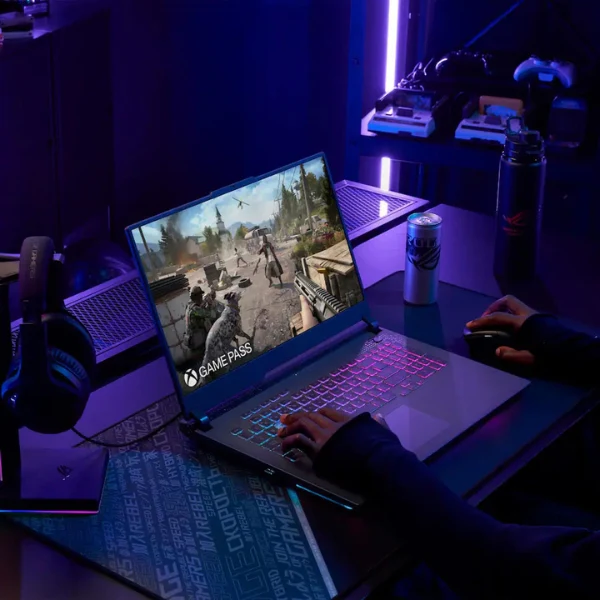 Laptop ASUS ROG Strix G17 AMD Ryzen 9 7845HX 32GB RAM 1TB SSD 17.3" NVIDIA GeForce RTX 4060 Win 11 Pro - Gray - Image 8