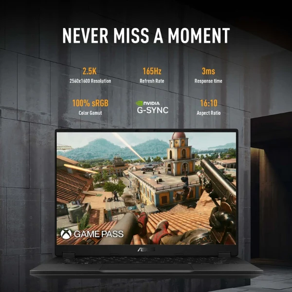 Laptop ASUS TUF Gaming A14 AMD Ryzen 7 8845HS 16GB RAM 1TB SSD 14" 165Hz FHD Jaeger NVIDIA GeForce RTX 4060 - Image 11