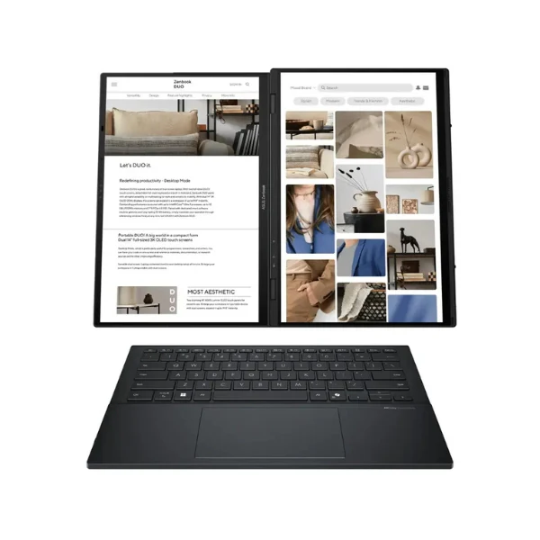 Laptop ASUS Zenbook Duo Dual 14 3K OLED Touch Intel Core Ultra 7 32GB 1TB SSD Intel Arc Graphics Inkwell Gray UX8406CA-DS79T - Image 7